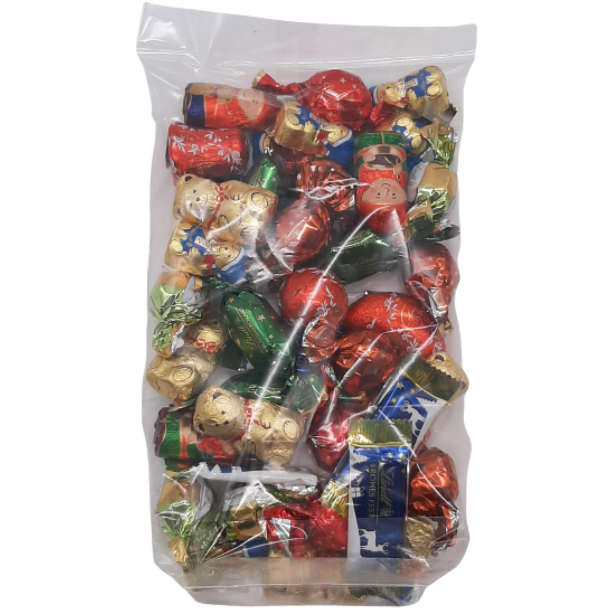 500gr. Lindt bunte Weihnachtsmischung,alle gewickelt ! ( 1000gr./26,98€ )