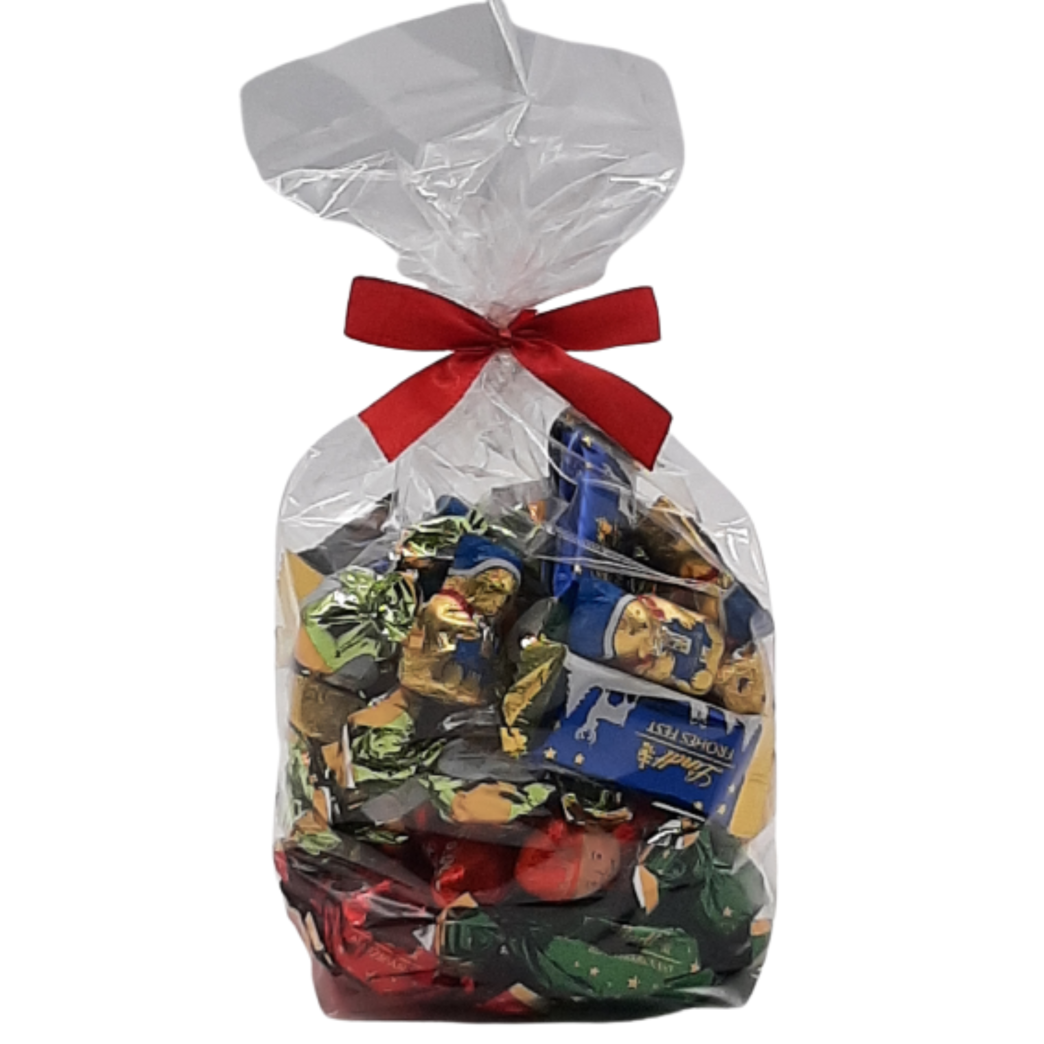 500gr. Lindt bunte Weihnachtsmischung,mit roter Schleife ! ( 1000gr./26,98€)