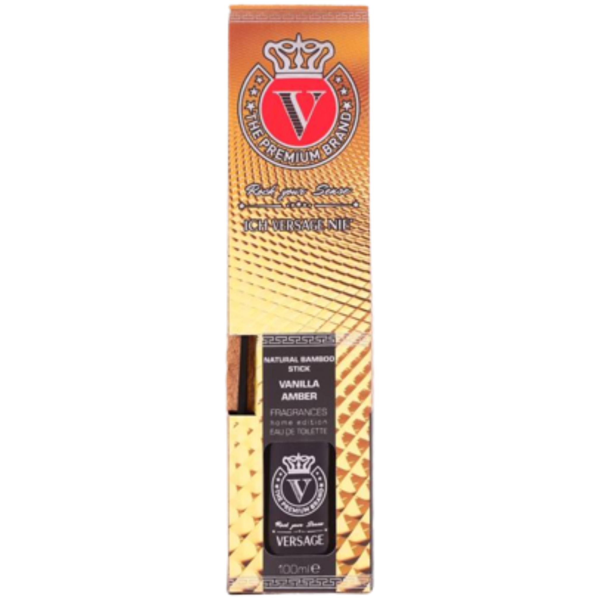 Versage Natural Bamboo Stick Raumduft Sorte Vanille Amber 100ml