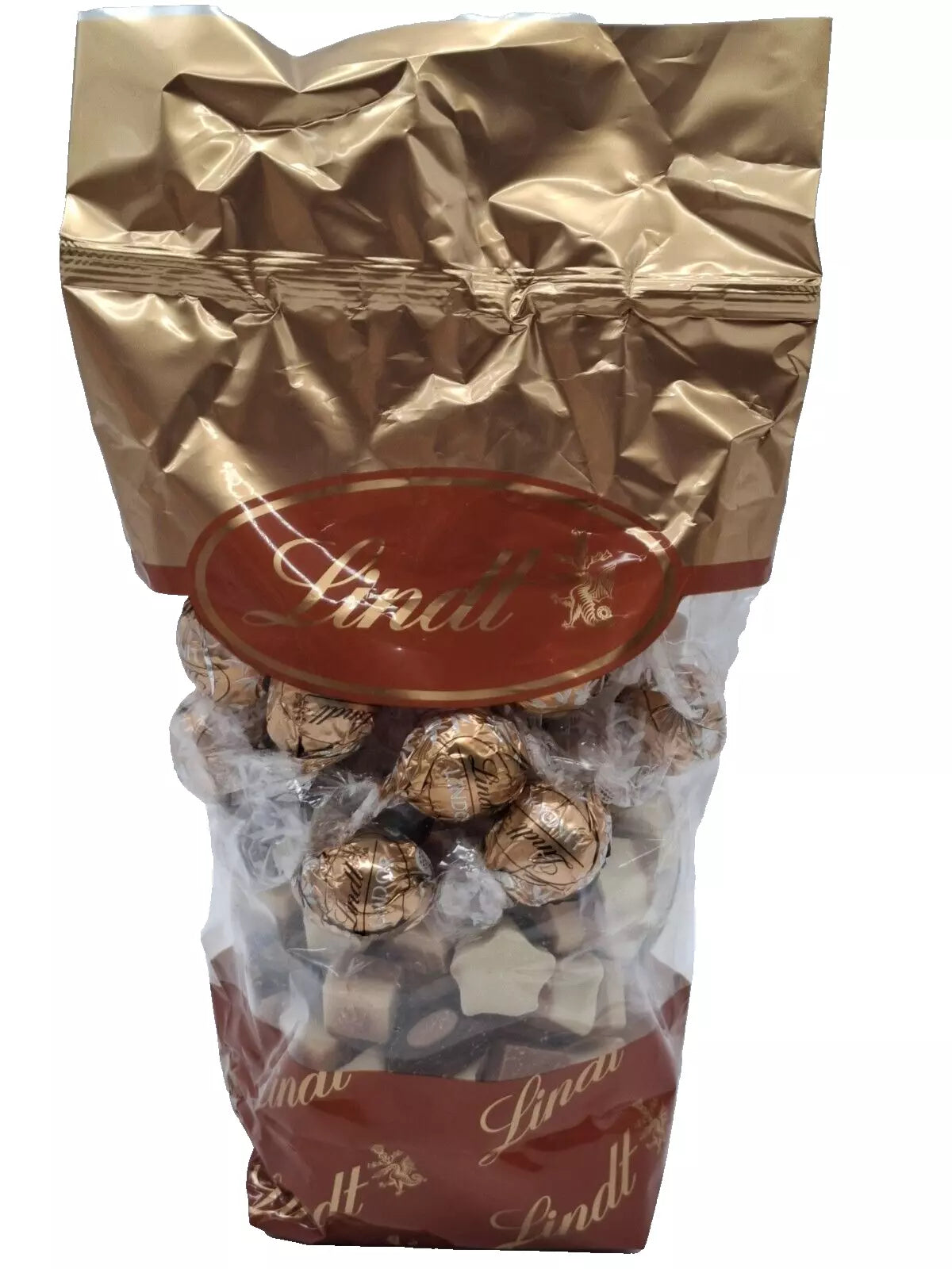 Lindt Jahrespralinen + Lindorkugeln Sorte Fudge Swirl 750gr.