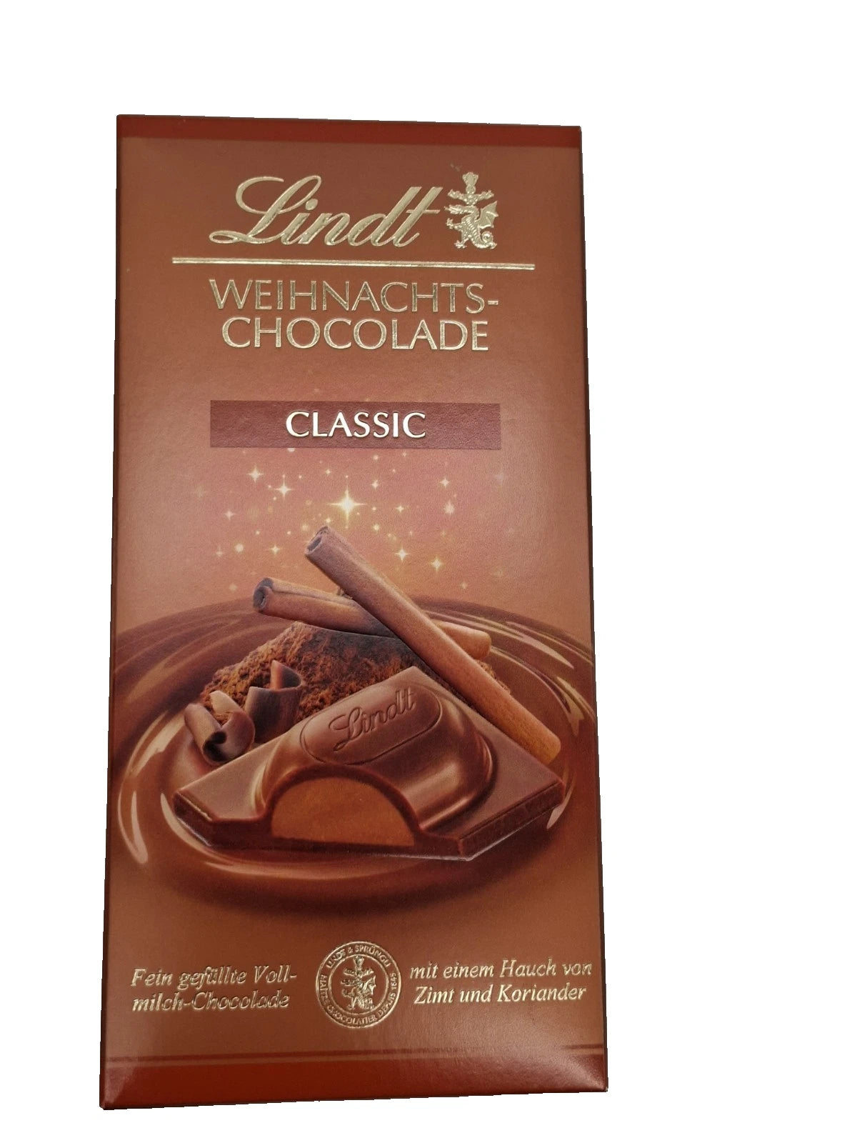 Lindt Weihnachtsschokolade Sorte Classic 100gr. (1000gr./32,90€)